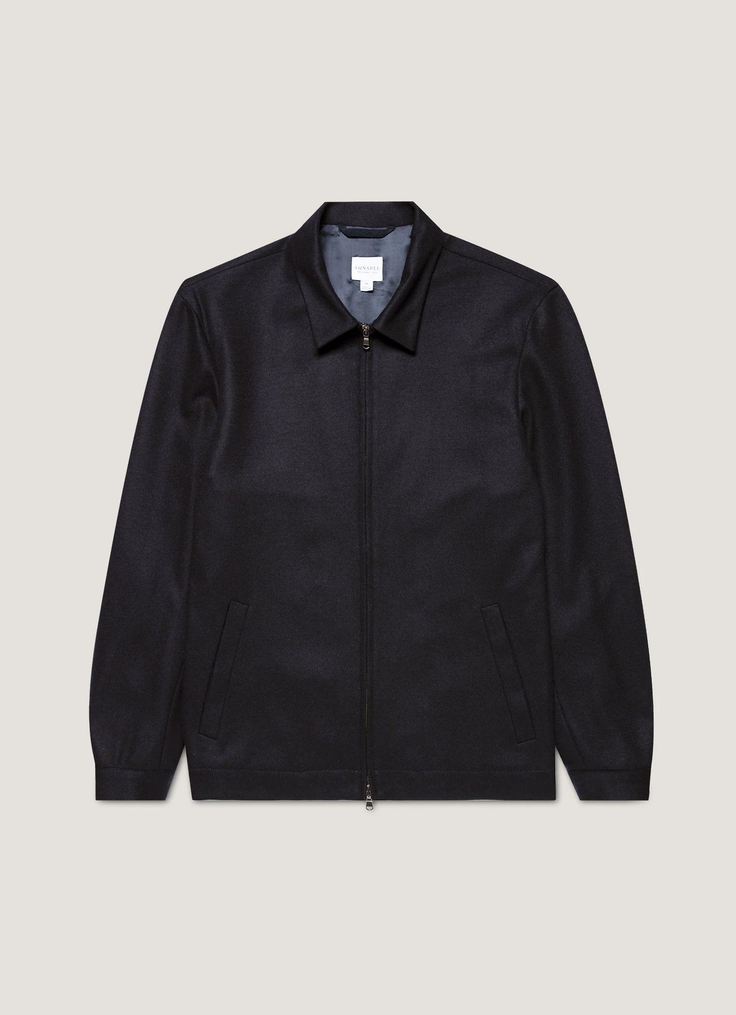 Boiled Wool Harrington Jacket