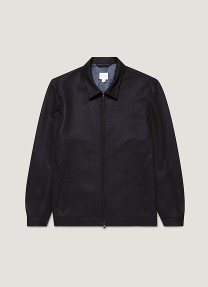 Boiled Wool Harrington Jacket