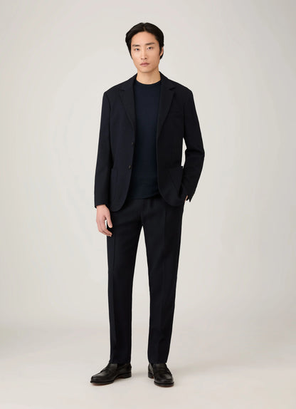Extra-Fine Merino Crew In Navy