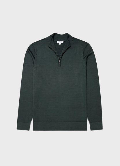 Extrafine Merino Half Zip Neck