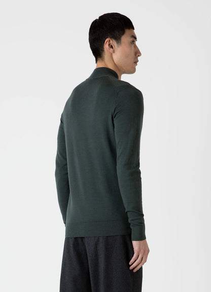 Extrafine Merino Half Zip Neck