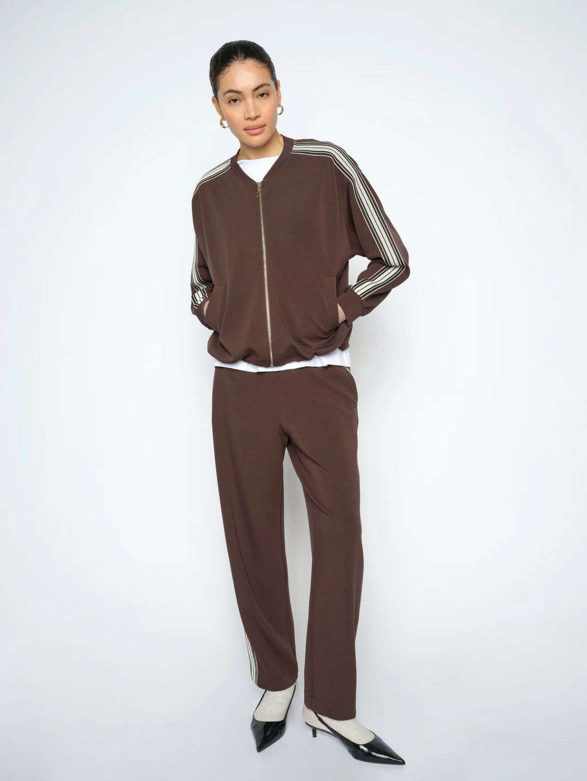 MMArdie Zip Sweat Cardigan Delicioso-Mos Mosh-Lewis Yates