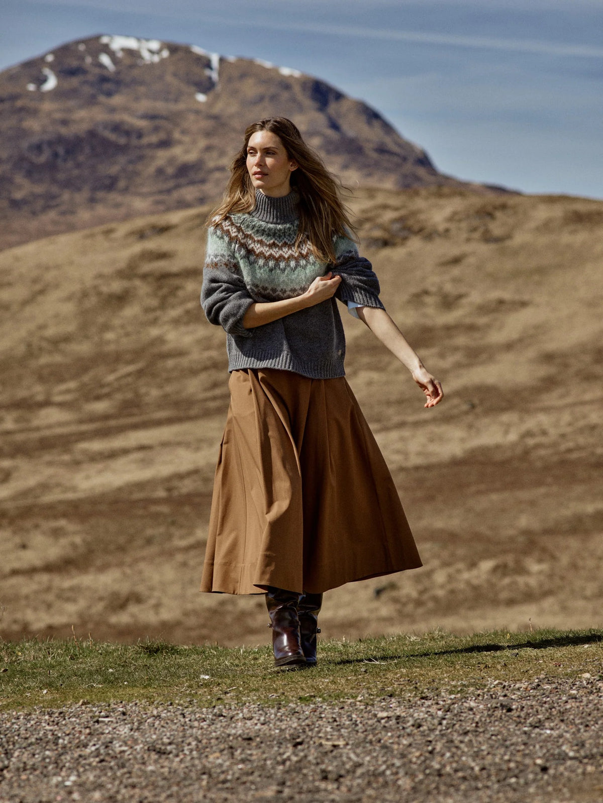 MMDaya Fjord High-Neck Jumper-Mos Mosh-Lewis Yates