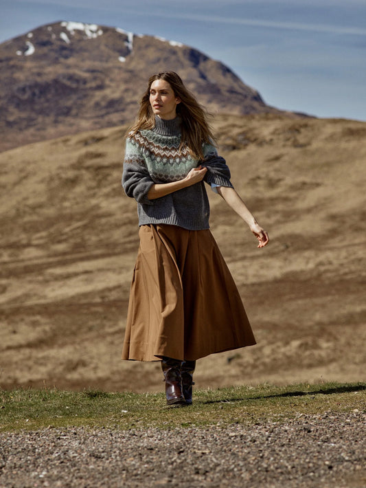 MMDaya Fjord High-Neck Jumper-Mos Mosh-Lewis Yates