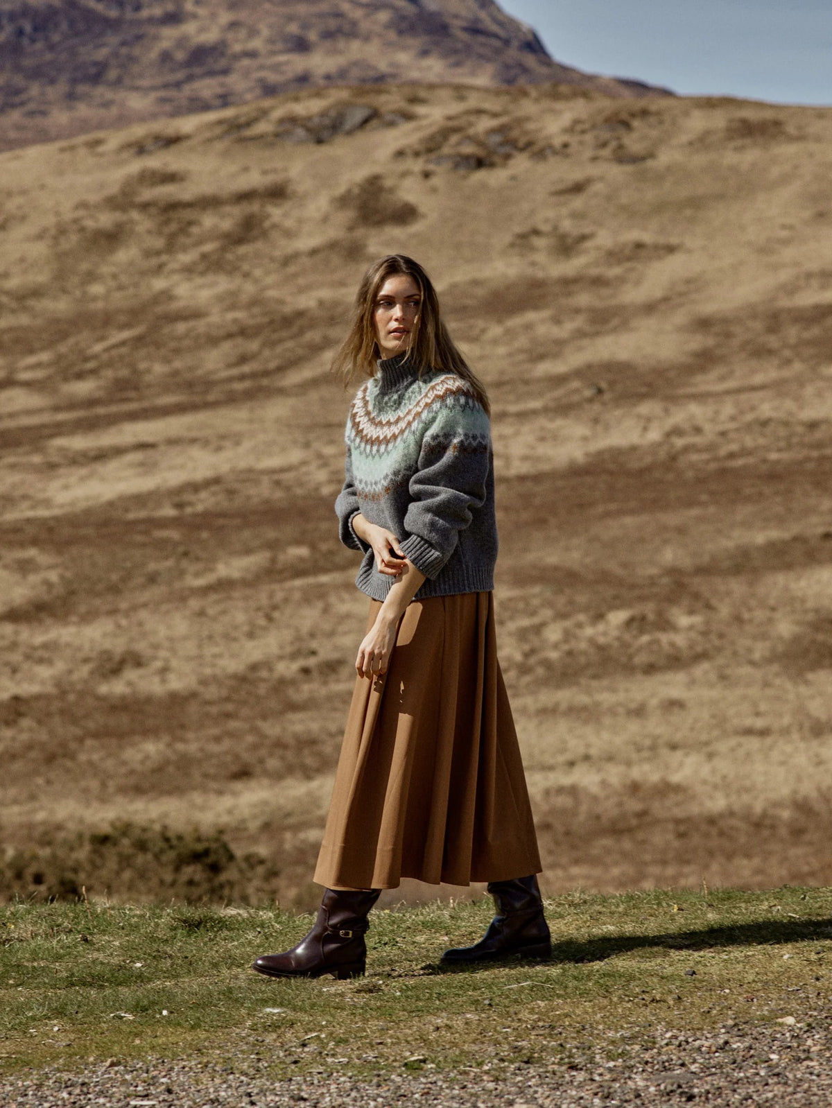 MMDaya Fjord High-Neck Jumper-Mos Mosh-Lewis Yates