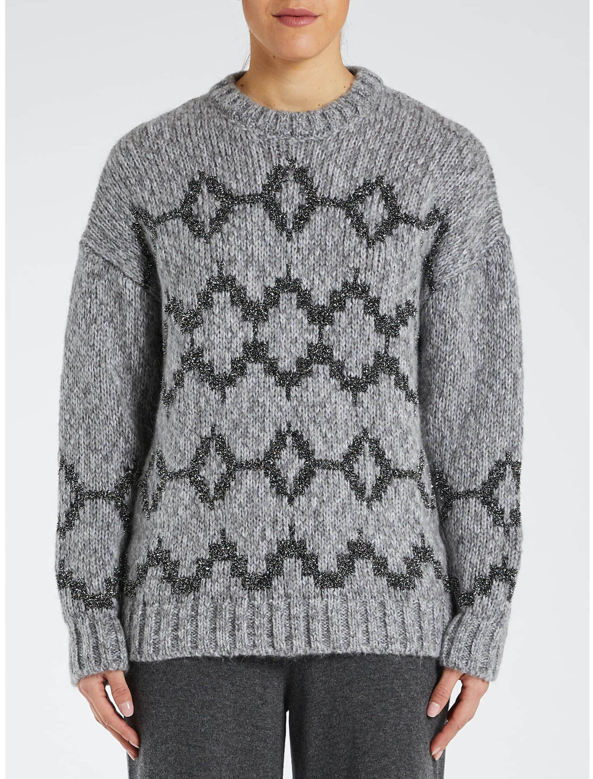 Mohair Sweater-Penny Black-Lewis Yates