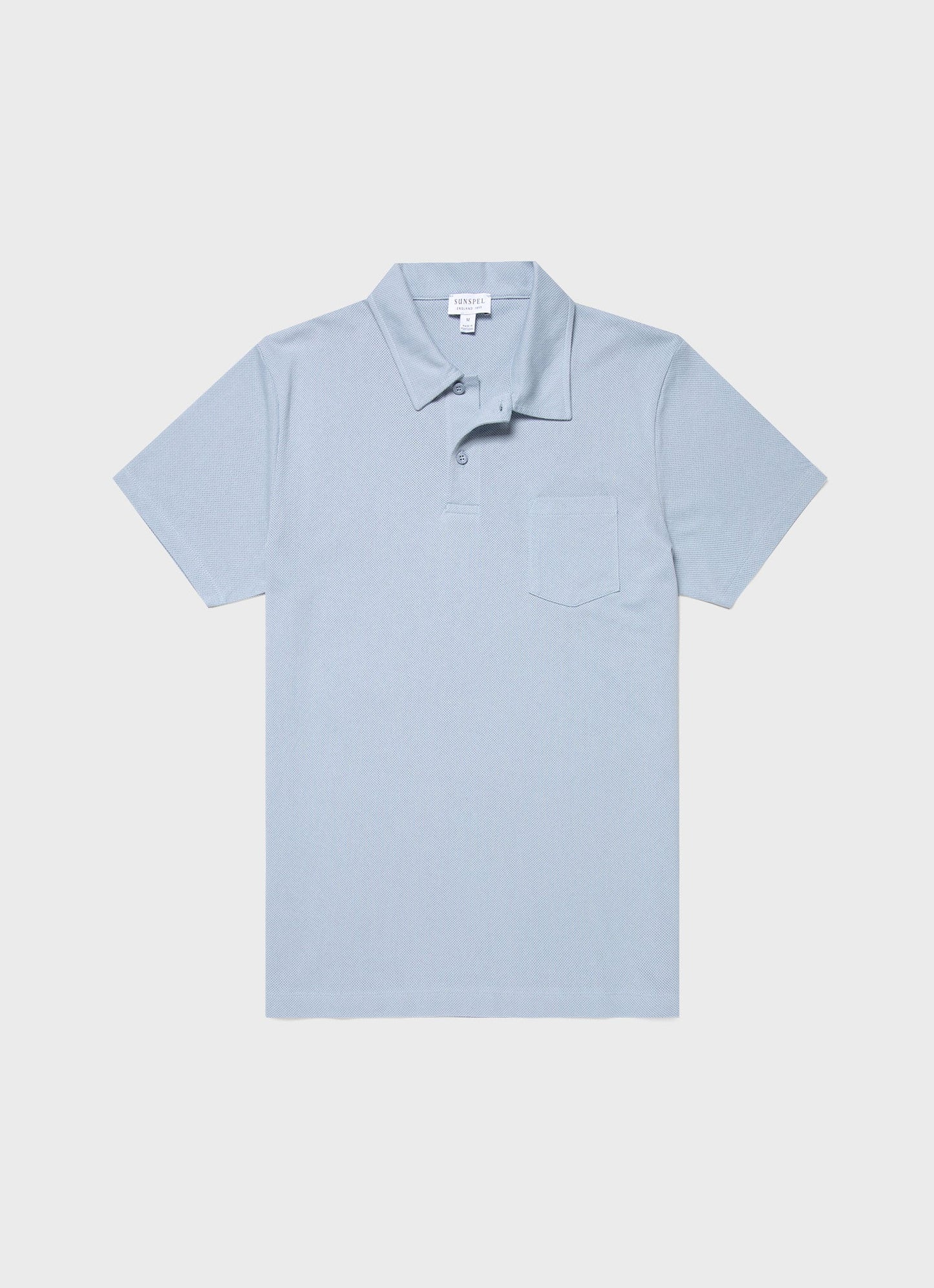 Smoke Blue Riviera Polo Shirt