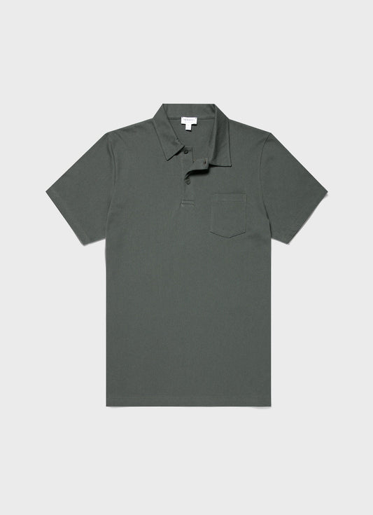 Drill Green Riviera Polo Shirt