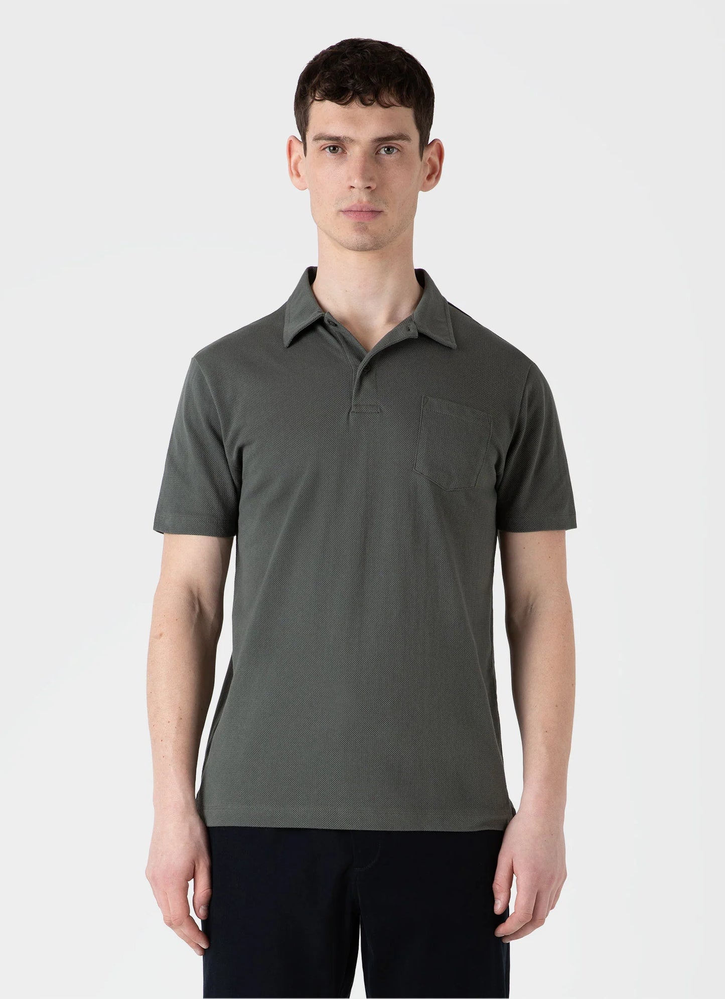 Drill Green Riviera Polo Shirt