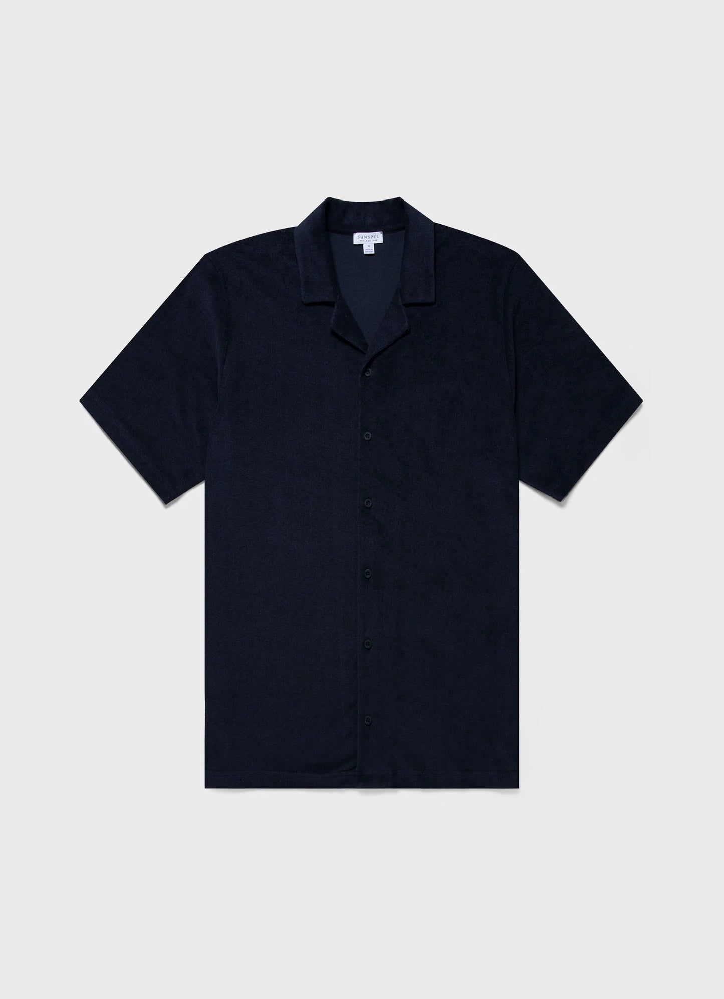 Towelling Camp Collar Shirt