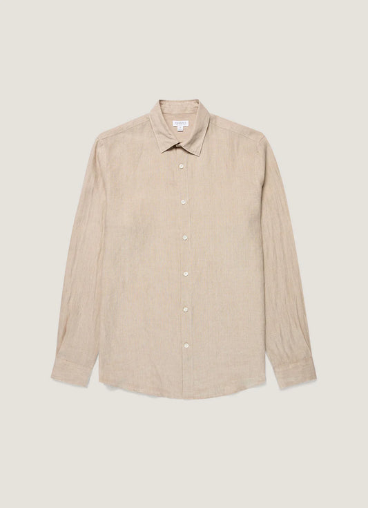 Linen Long Sleeve Shirt - Hazelwood