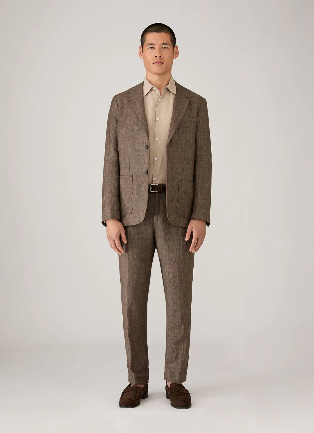 Linen Long Sleeve Shirt - Hazelwood