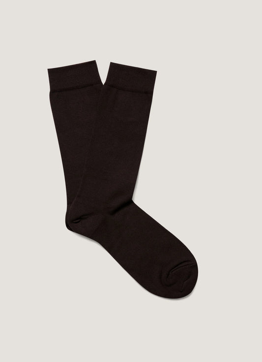 Long Staple Truffle Cotton Socks