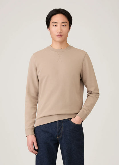 Mink Cotton Loopback Sweatshirt