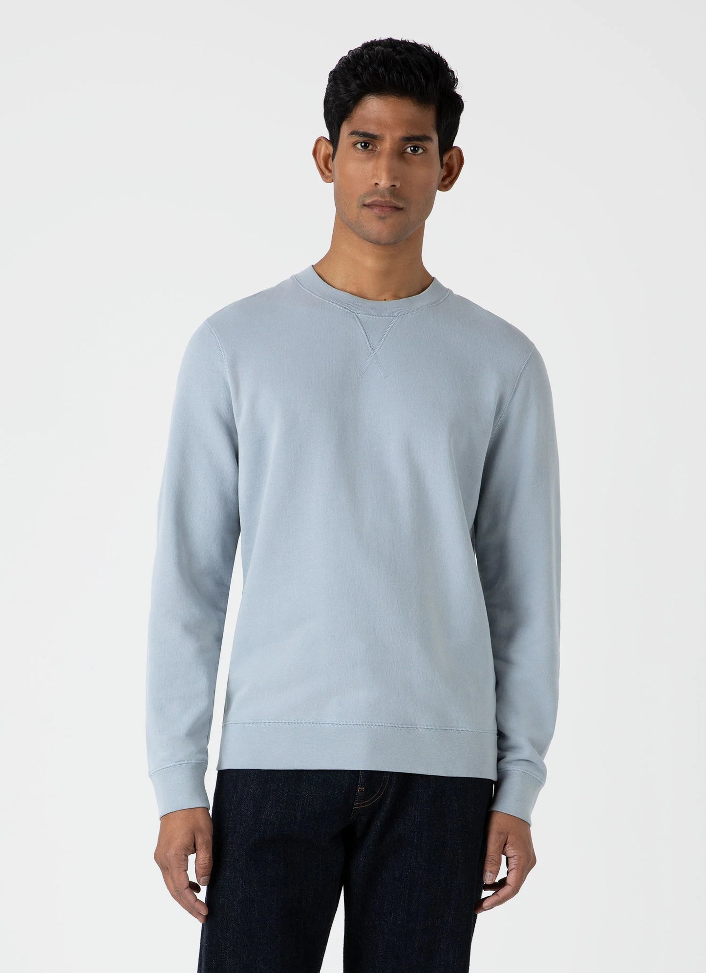 Smoke Blue Organic Cotton Sweatshirt