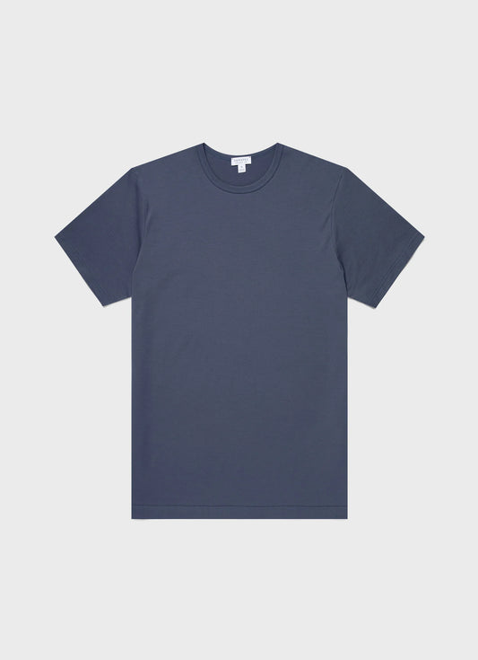 Slate Blue Classic Cotton T-Shirt