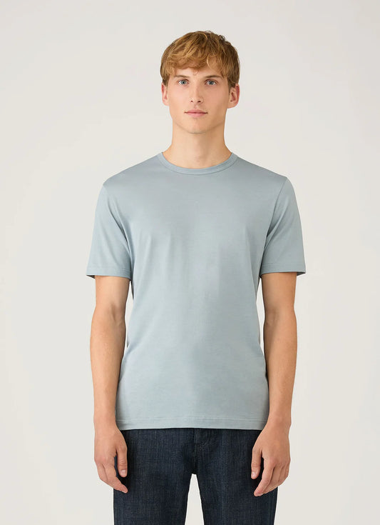 Stone Blue Classic Cotton T-Shirt