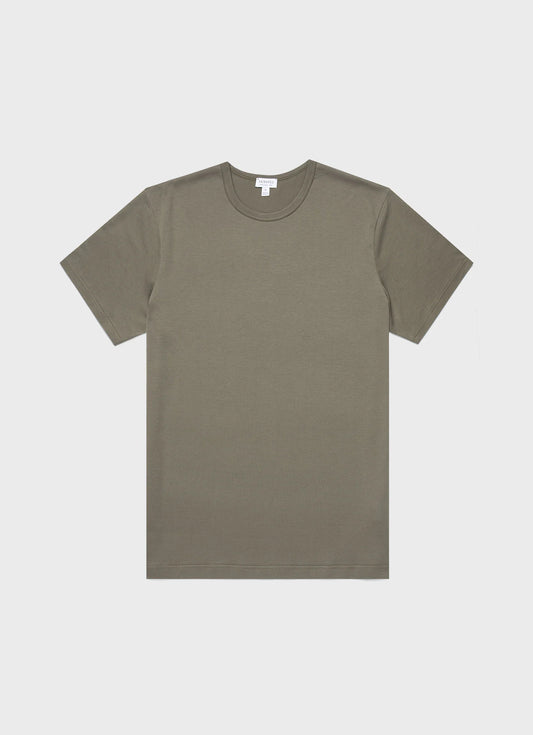 Khaki Classic Cotton T-Shirt