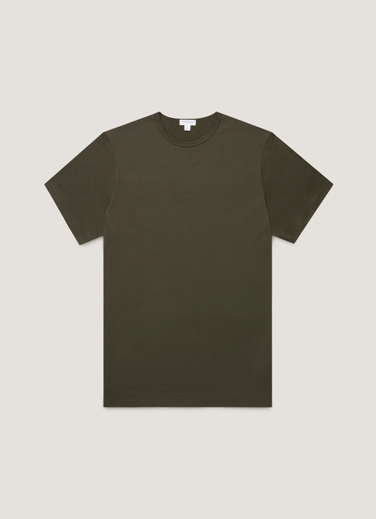 Dark Green Classic Cotton T-Shirt