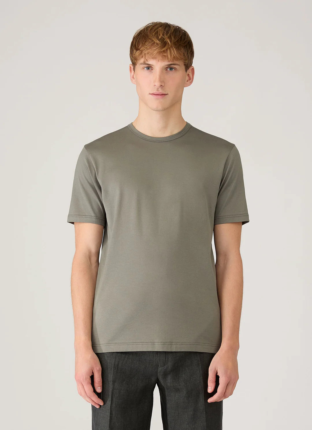 Fossil Grey Classic Cotton T-Shirt