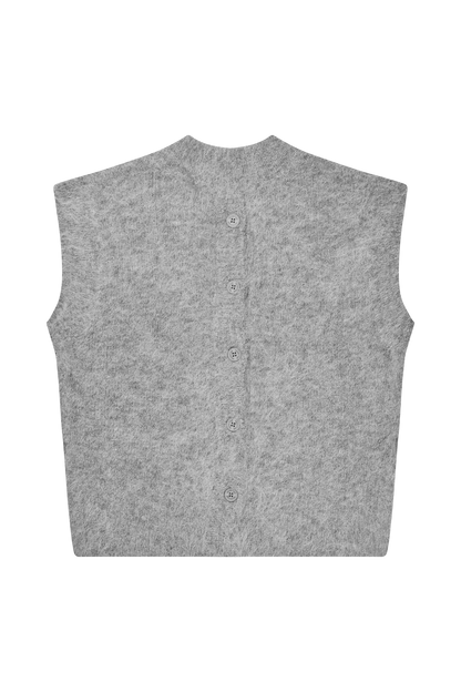 Rydine Knitted Vest Grey