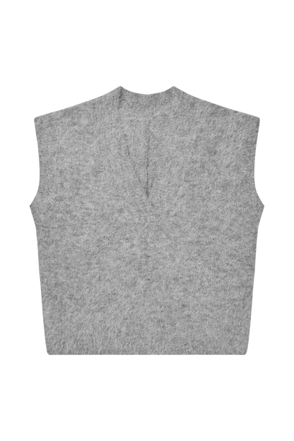 Rydine Knitted Vest Grey