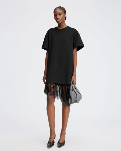 Rosie Dress & T-Shirt Set Black