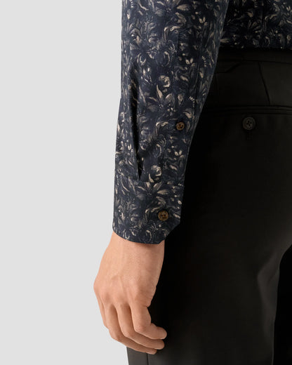Floral Signature Twill Shirt - Brown