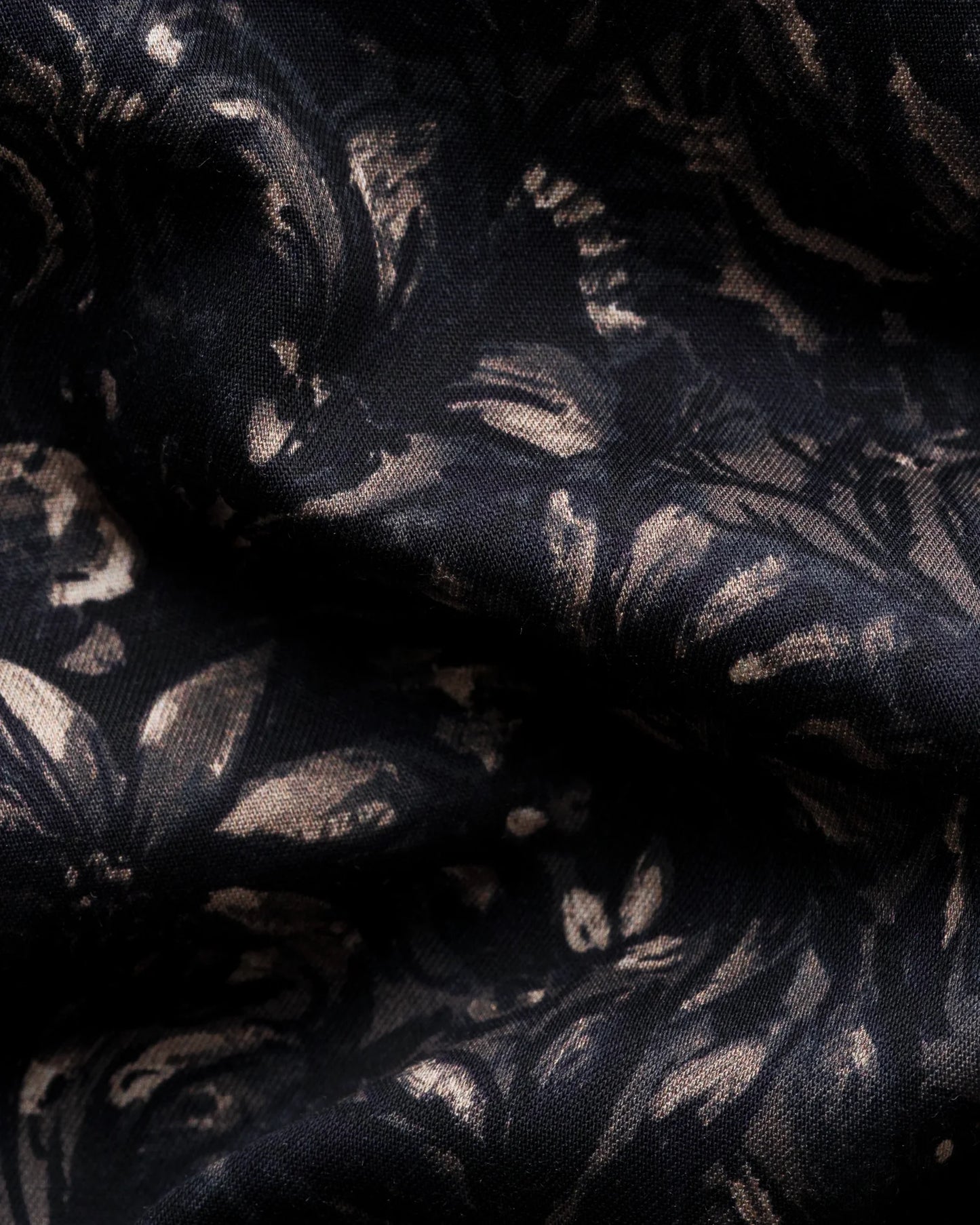 Floral Signature Twill Shirt - Brown