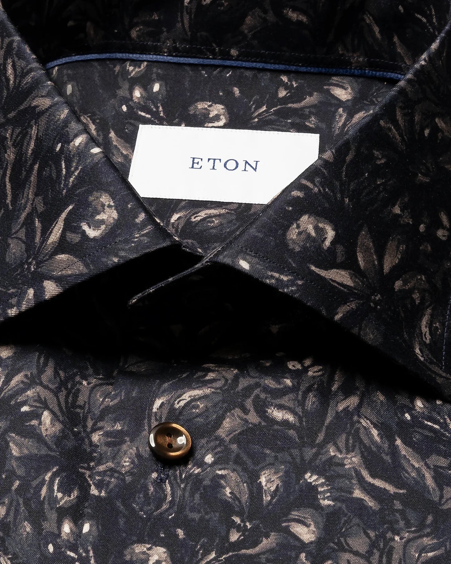 Floral Signature Twill Shirt - Brown