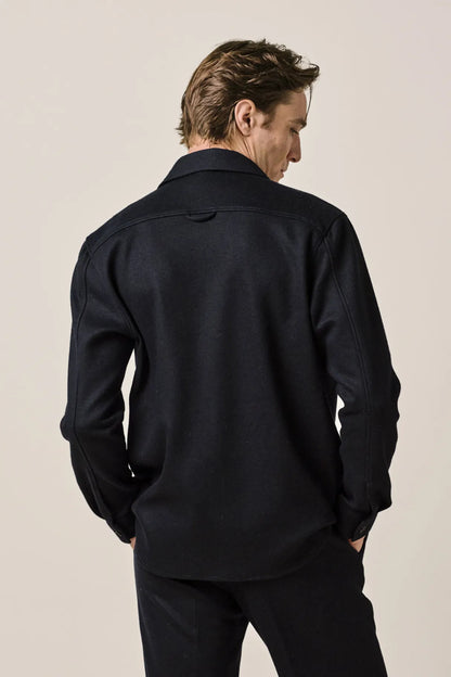 Knitted Overshirt Navy
