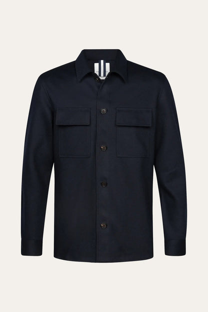 Knitted Overshirt Navy