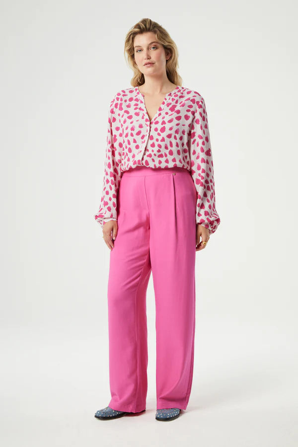 Neale Pink Trousers-Fabienne Chapot-Lewis Yates