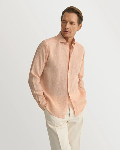 Linen Shirt Orange