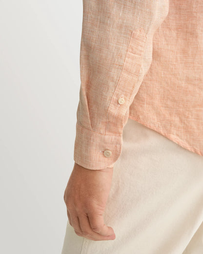 Linen Shirt Orange