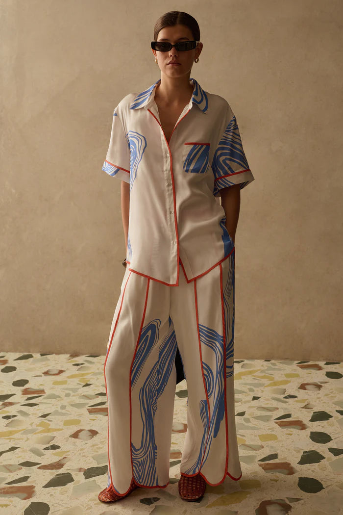 Peita Shirt Sorrento Print-Sancia-Lewis Yates