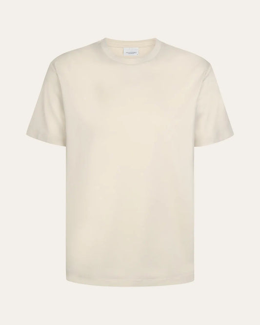 Crew Neck Short Sleeve T-Shirt Raw White