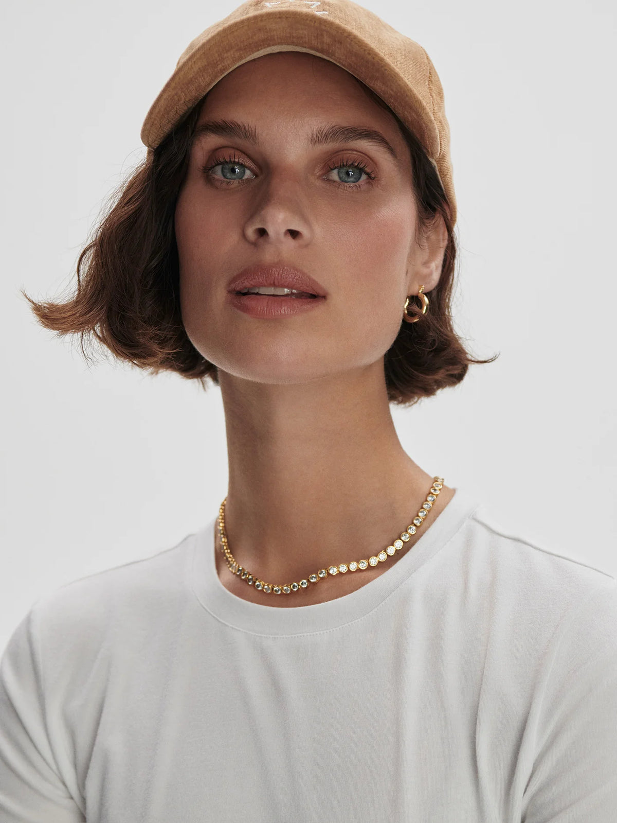 Regina Fitted Tee White-Varley-Lewis Yates