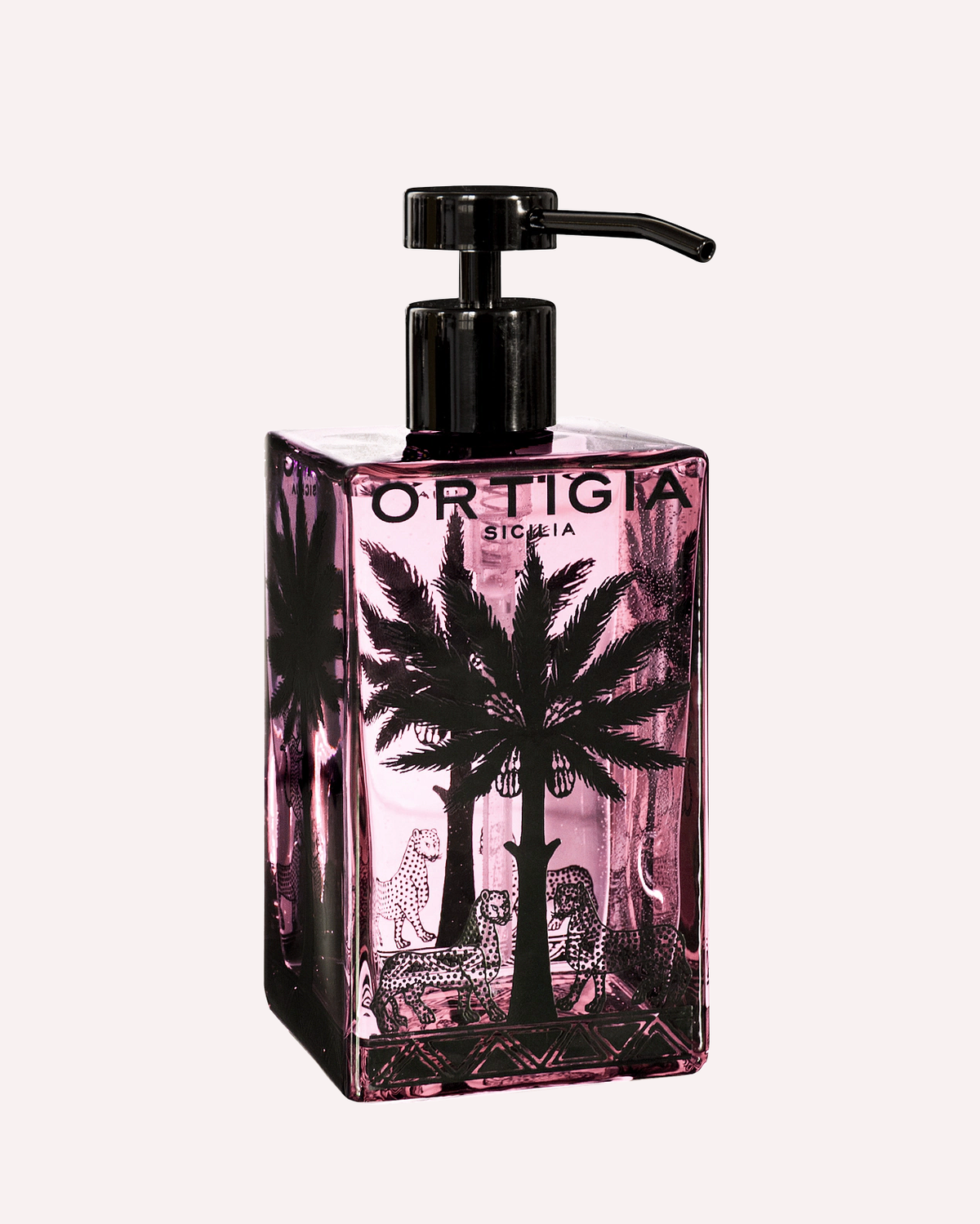 Rose Antiche Liquid Soap Glass 475ml-Ortigia-Lewis Yates