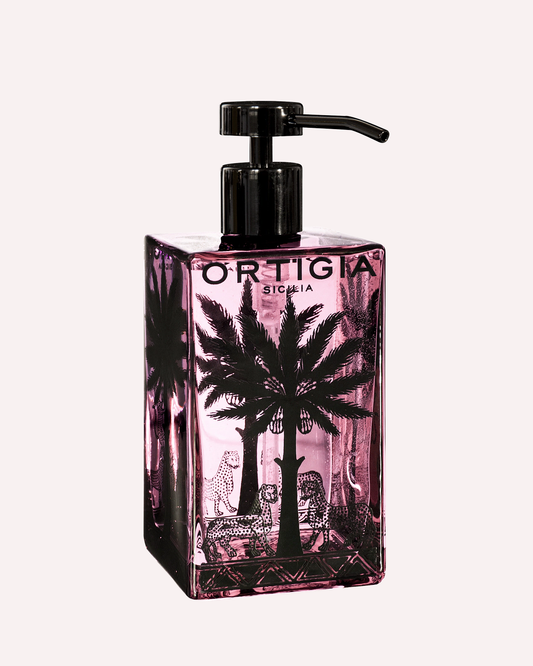 Rose Antiche Liquid Soap Glass 475ml-Ortigia-Lewis Yates