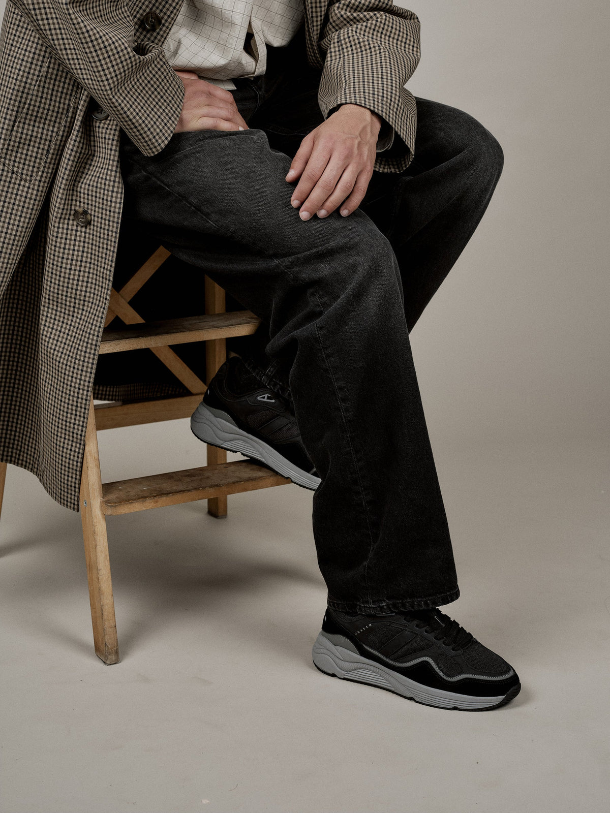 Runa Black Sneaker-Unseen-Lewis Yates