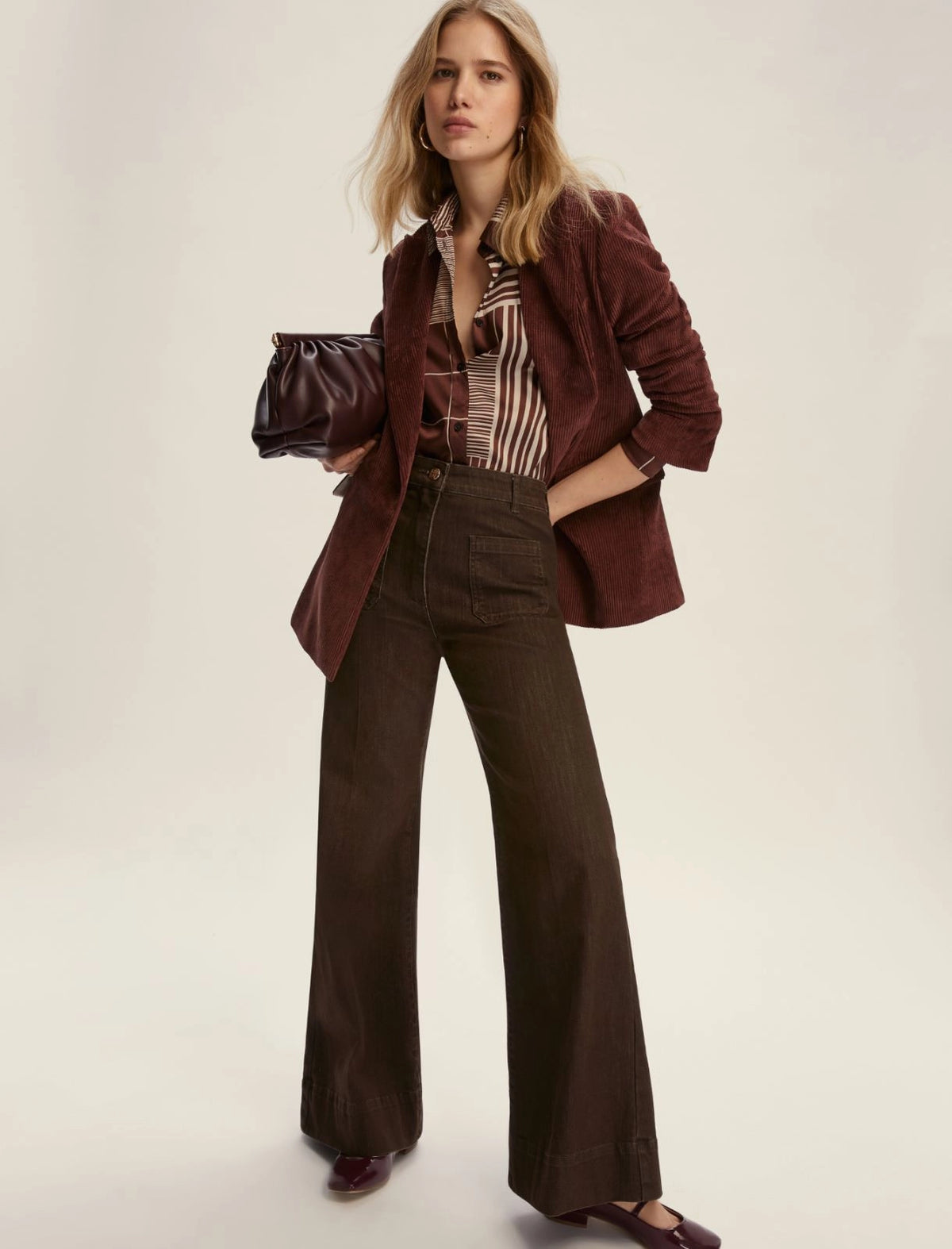 Ruspa Wide Leg Trouser-EMME Marella-Lewis Yates