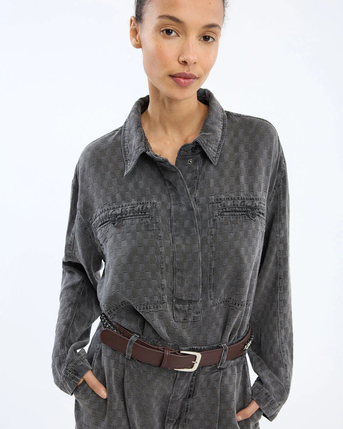 Ruxa Denim Top-Munthe-Lewis Yates
