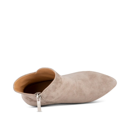 Saga Zip Suede Bootie-Woden-Lewis Yates