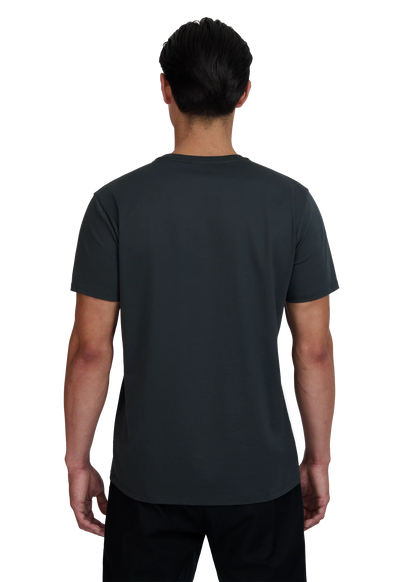 Sandbanks Badge Logo T-Shirt - Anthracite-Sandbanks-Lewis Yates