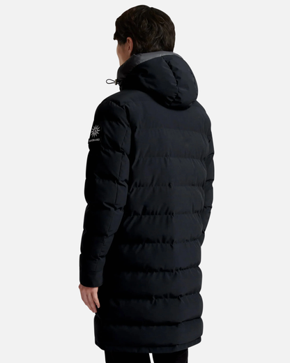 Branksome Long Puffer Jacket Black
