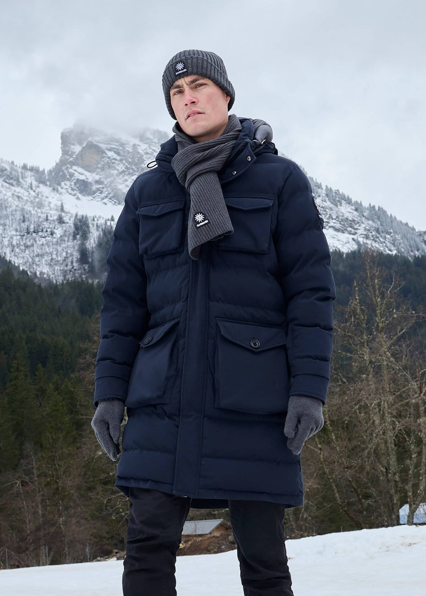 Branksome Long Puffer Jacket