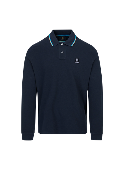 Sandbanks LS Badge Polo Short-Sandbanks-Lewis Yates