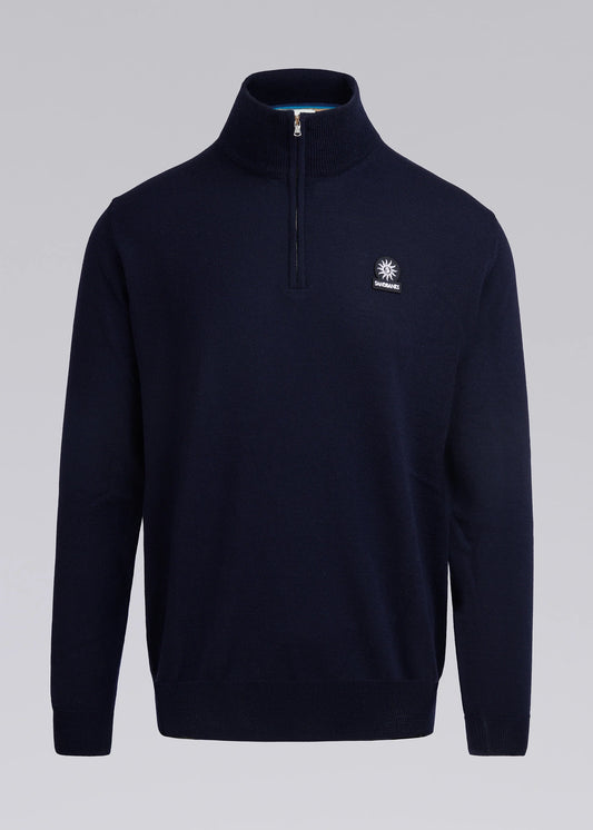 Merino Quarter Zip Jumper