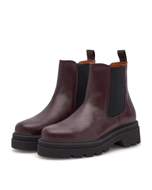 Sanna Cherry Boot-Woden-Lewis Yates